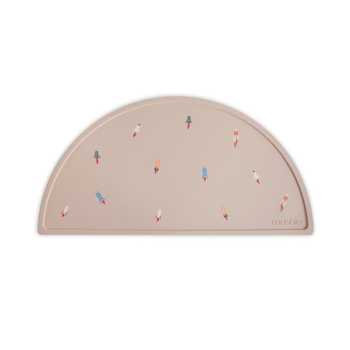 Mushie Silicone Mat Rocket Ship - Laadlee