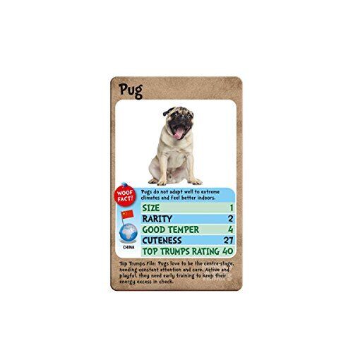 Winning Moves Top Trumps Dogs Card