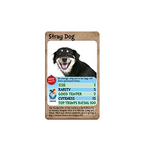 Winning Moves Top Trumps Dogs Card