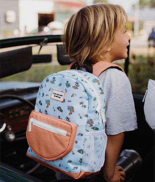 Hello Hossy Backpack - Blue Island (Small)