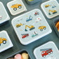 A Little Lovely Company Lunch & Snack Box Set - Vehicles