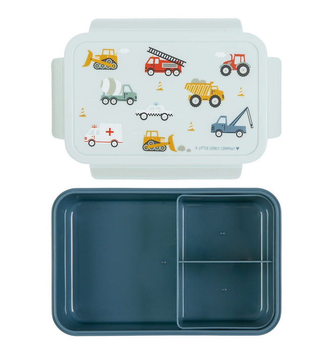 A Little Lovely Company Bento Lunch Box - Vehicles