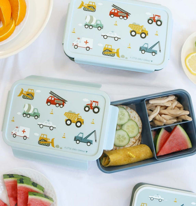 A Little Lovely Company Bento Lunch Box - Vehicles