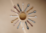 Mushie Fork & Spoon Vanilla - Laadlee