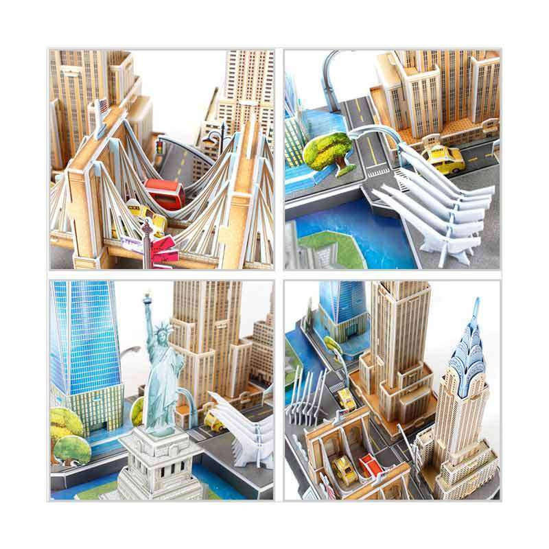 Cubicfun 3D Puzzle Cityline New York City - 123Pcs