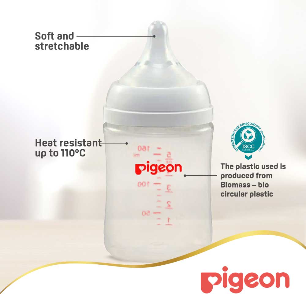 Pigeon Softtouch WN Plastic Bottle - 160ml