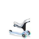 Globber Go Up Sporty Lights Scooter - Pastel Blue