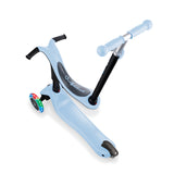 Globber Go Up Sporty Lights Scooter - Pastel Blue