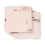 Done By Deer Burp Cloth 2-Pack Playground - Powder