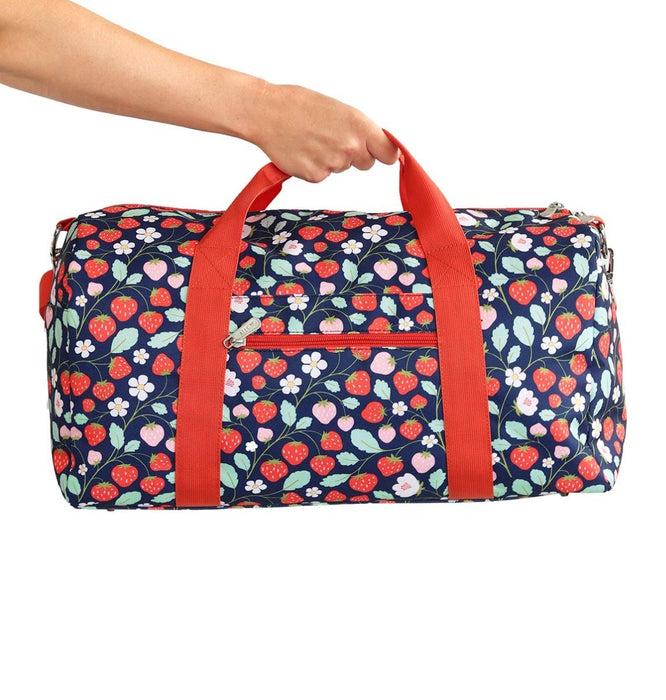 A Little Lovely Company Travel Bag - Strawberries