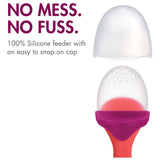 Boon Pulp Silicone Feeder For Solids - Magenta/Pink