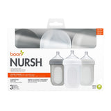 Boon Nursh Anti-Colic Bottles 8oz (236ml) Pack of 3 - Gray
