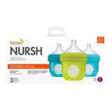 Boon Nursh Anti-Colic Bottles 4oz (118ml) Pack of 3 - Blue