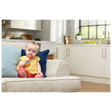 Boon Pulp Silicone Feeder For Solids - Green/Grey