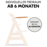 Hauck Alpha Wooden Tray For Alpha+ Highchair - Natural