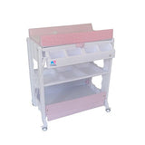 TheKiddoz Changing Table with Bathtub - Pink - Laadlee