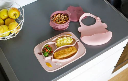 InnoGio - Gio Silicone Bib - Pink - Laadlee