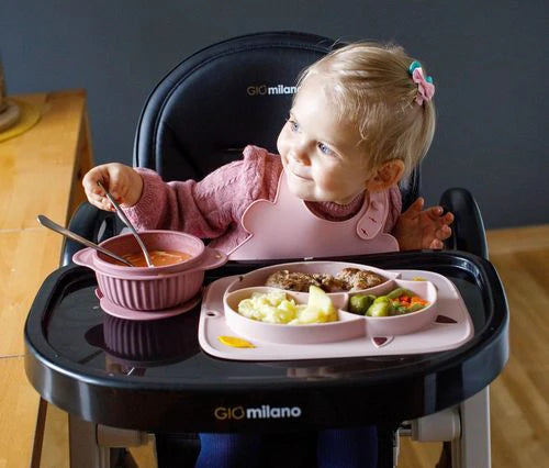 InnoGio - Gio Silicone Bib - Pink - Laadlee