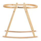 Teknum Moses Rope Basket Stand - Natural Wood
