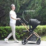 Teknum Stroll 1 Reversible Travel Stroller - Gold