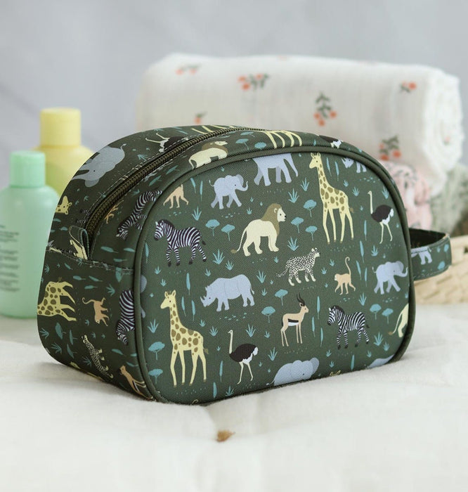 A Little Lovely Company Kids Toiletry bag - Savanna