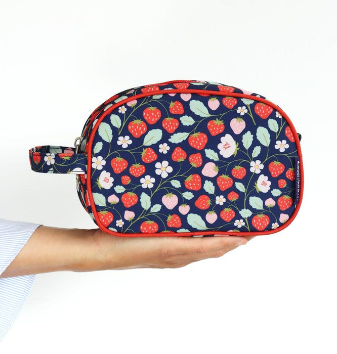 A Little Lovely Company Kids Toiletry bag - Strawberries