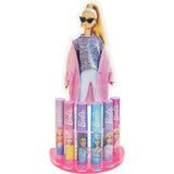 Townley Girl Barbie Lip Gloss Set with Acrylics Stand