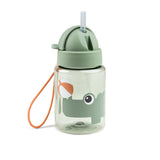 Done By Deer Straw Bottle Playground 280ml - Green
