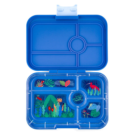 Yumbox Tapas 5 Compartment LJungle unch Box -  True Blue