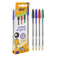 BIC Cristal Original Ballpoint Pens Assorted Colours - Pack of 4