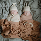 Mushie Pacifier Clips Eva Sage - Laadlee