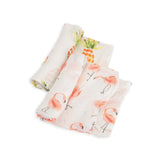Little Unicorn Deluxe Muslin Swaddle Set - Pink Ladies (Pack of 2)