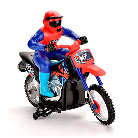 Crazon 2.4G Scale 1:10 Smoking Motorcycle - Red