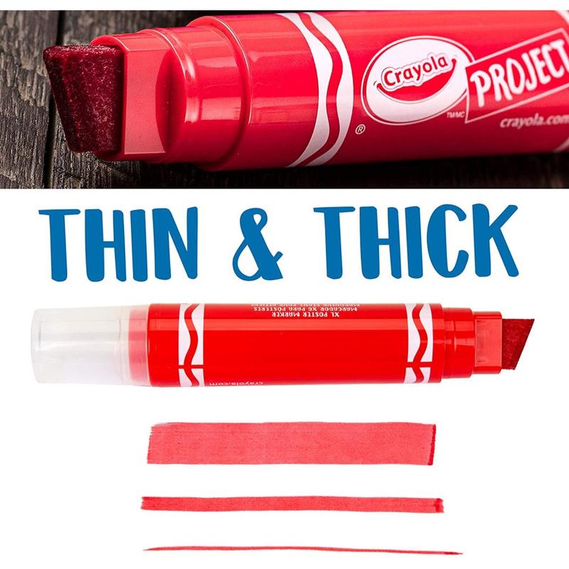 Crayola  Project XL Poster Marker - Red - Laadlee