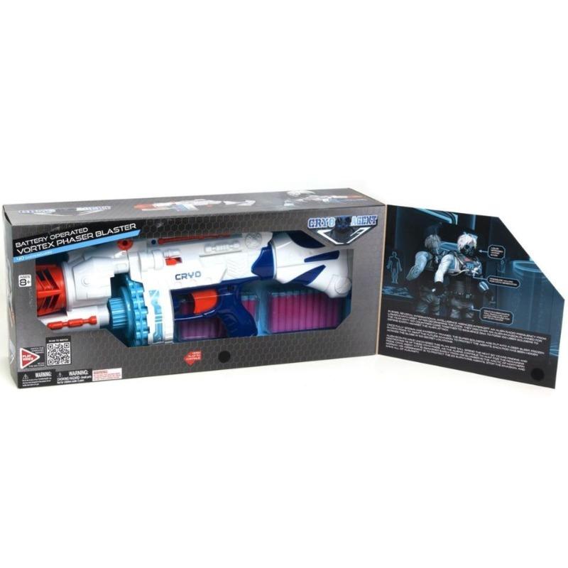 Cryo Agent Vortex Phaser Blaster / Blaze Storm Bullet Gun - Laadlee