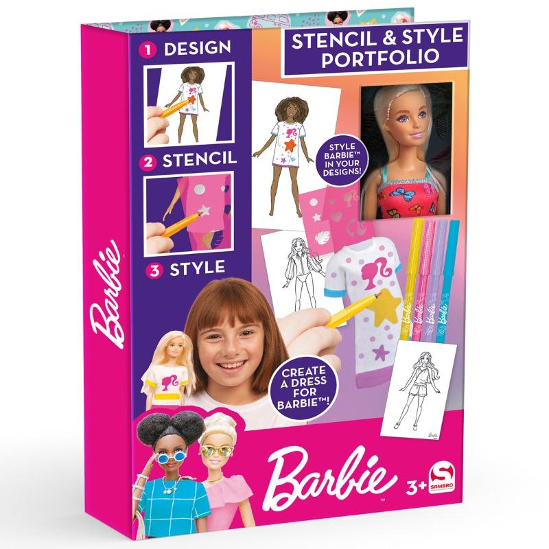 Barbie Stencil & Style With Doll