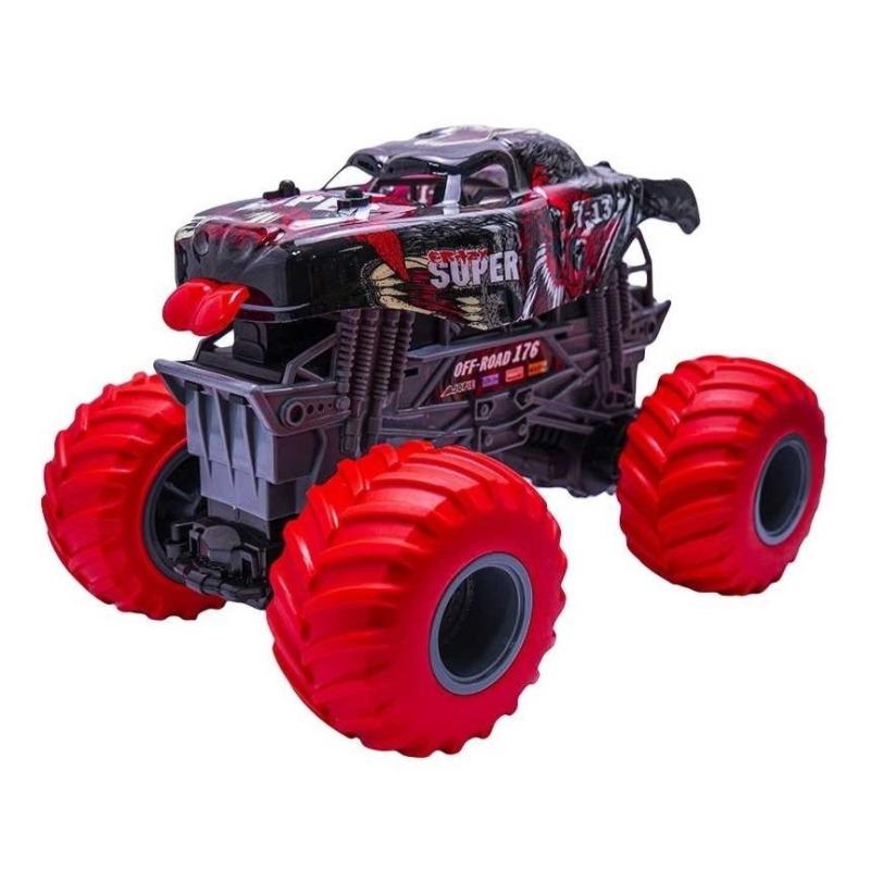 Crazon 2.4G 1:18 Oversize Wheel Cross-Road - Red - Laadlee