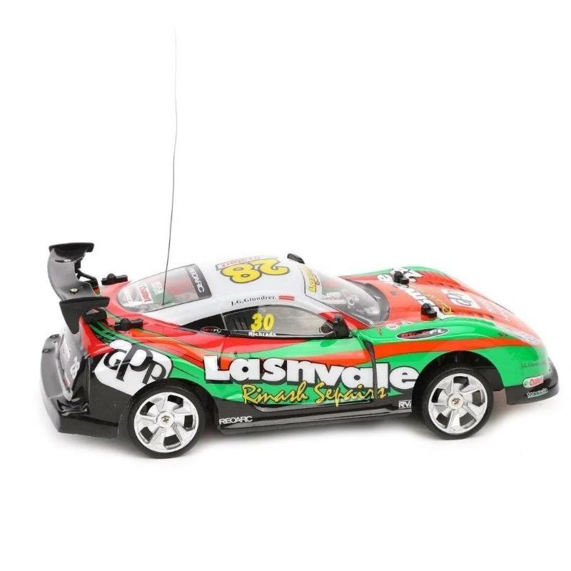 Crazon 1:18 2Wd Racing Car With Light- Blue/ Green - Laadlee