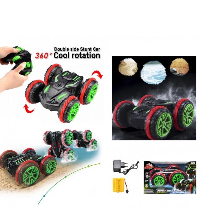 Crazon 2.4G 4Ch Amphibious R/ C Car - Red/ Green - Laadlee