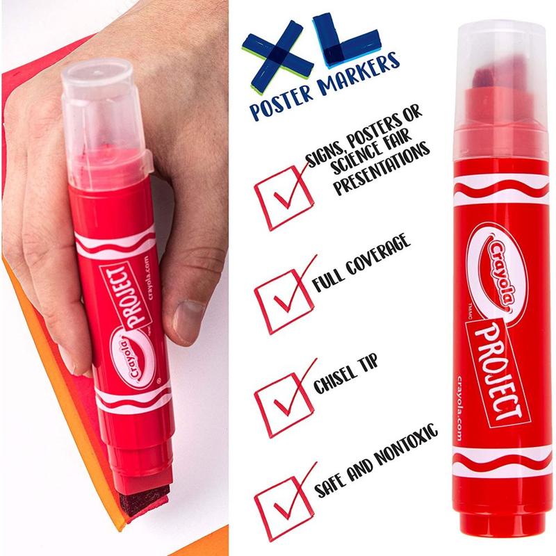 Crayola  Project XL Poster Marker - Red - Laadlee