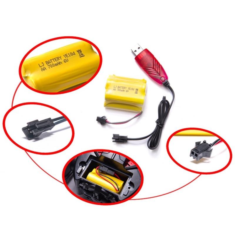 Crazon 2.4G 4Ch Amphibious R/ C Car - Red/ Green - Laadlee