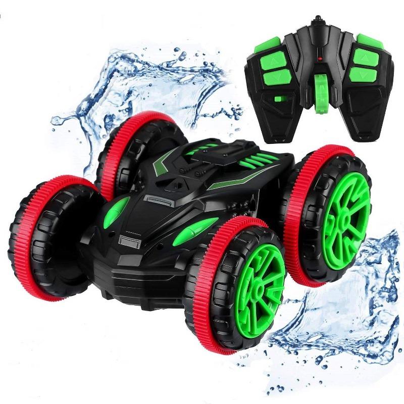 Crazon 2.4G 4Ch Amphibious R/ C Car - Red/ Green - Laadlee