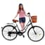 MYTS JNJ Kids City Bike Bicycle With  Basket 26-inch - Black
