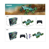 Crazon 2.4G Rc Eight-Wheels Drift Car With Smoking - Green - Laadlee