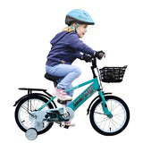 MYTS JNJ Kids Bicycle With Basket 16-inch - Blue
