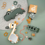 Done By Deer Tummy Time Activity Toy Croco - Green
