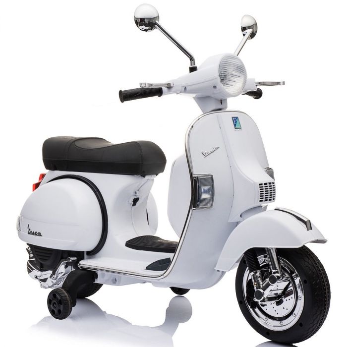 megastar-licensed-12v-ride-on-children-electric-motorcycle-vespa-white-3