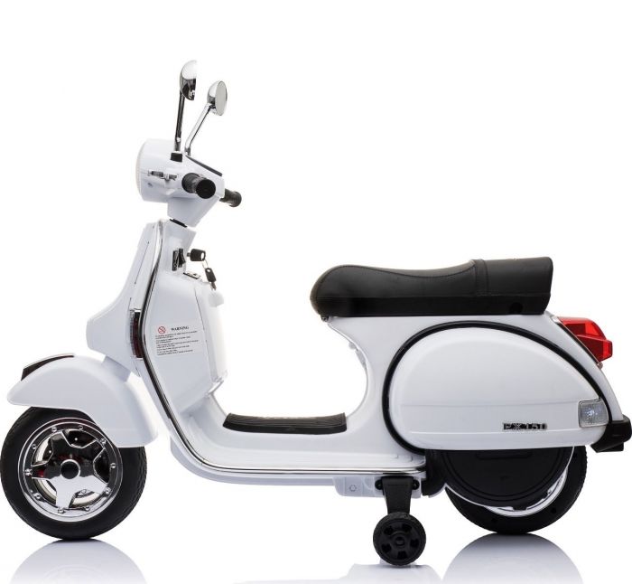megastar-licensed-12v-ride-on-children-electric-motorcycle-vespa-white-5