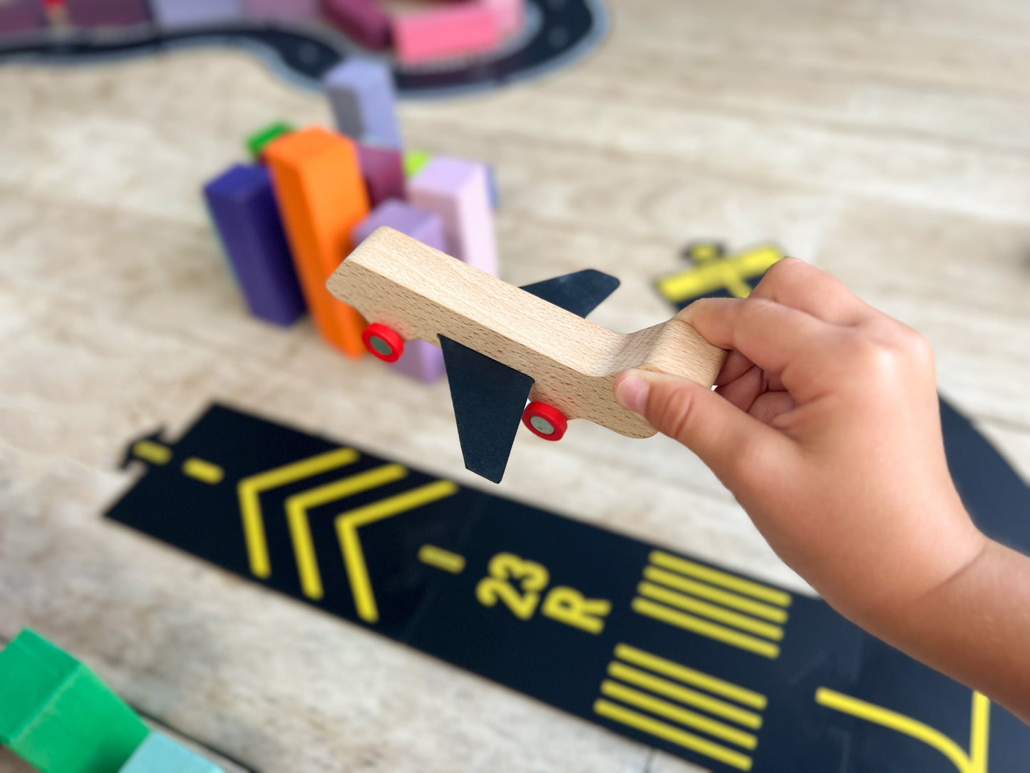 Waytoplay Flyer Wooden Airplane