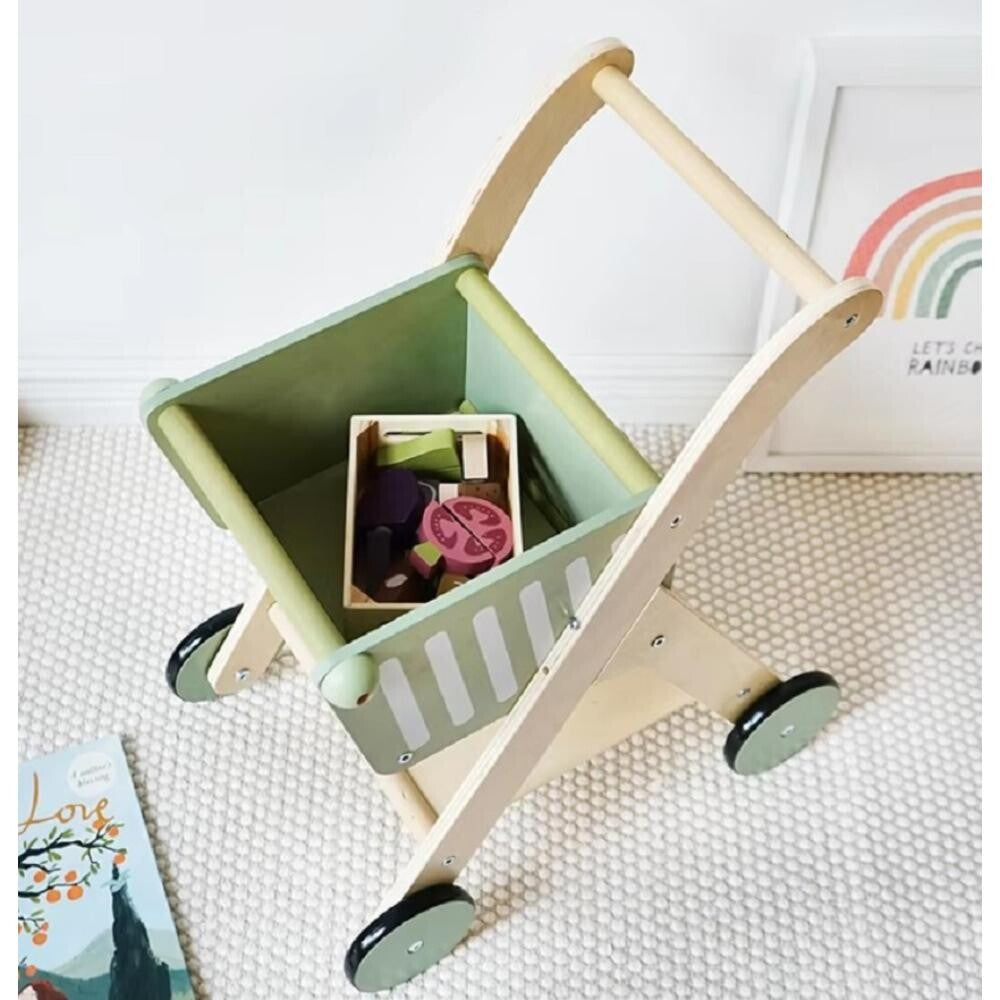 Woody Buddy Supermarket Trolley - Green